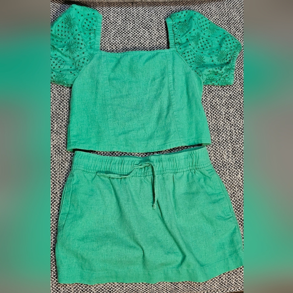 Old Navy Green Kids Matching Set